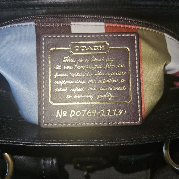 Coach 65th Anniversary Legacy Mandy Satchel Shoulder Bag Style 11130 - Picture 12 of 12